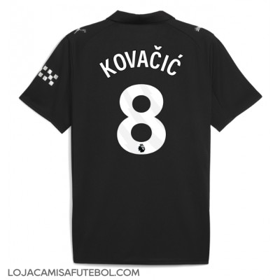 Camisa de Futebol Manchester City Mateo Kovacic #8 Equipamento Secundário 2025-26 Manga Curta Camisa de Futebol Manchester City Mateo Kovacic #8 Equipamento Secundário 2025-26 Manga Curta